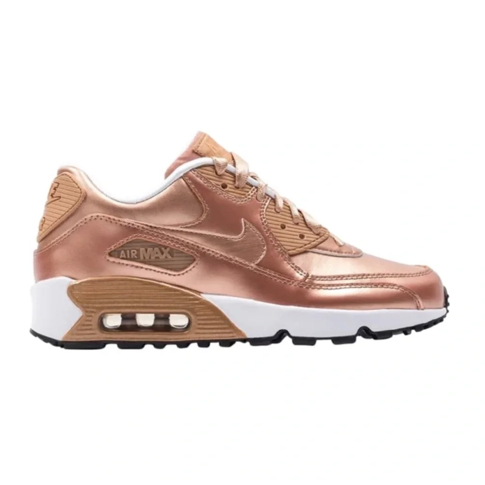 Nike Women's Metallic Copper Rose Gold Air Max Sneaker